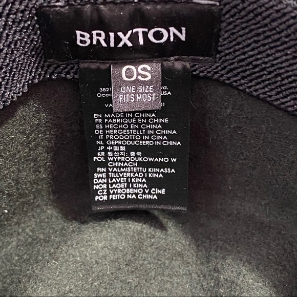 Brixton Valley Fedora Moss Green One Size - Picture 7 of 9